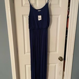 Blue maxi dress